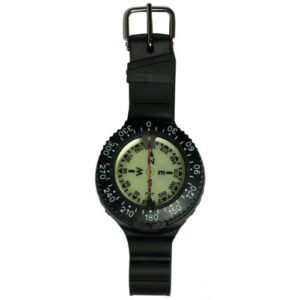 BUSSOLA SFERICA DA POLSO CON CINTURINO IN GOMMA