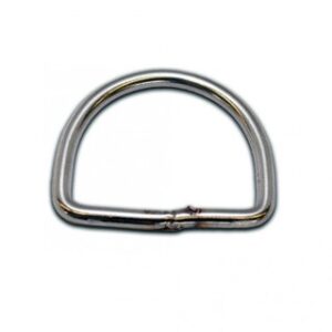 D-RING ACCAIO INOX 50mm SALDATO