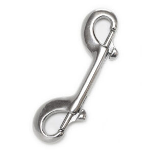 MOSCHETTONE INOX DOPPIA LUCE 100MM