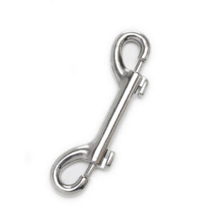 MOSCHETTONE INOX DOPPIA LUCE 90MM