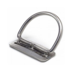 FERMAPIOMBO INOX 50mm CON D-RING SALDATO