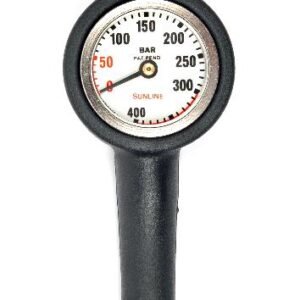 MANOMETRO VALE CON FRUSTA E VETRO TEMPERATO 200 - 300bar