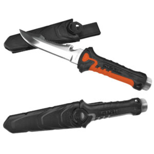 COLTELLO SUBACQUEO RAPID NERO/ARANCIONE